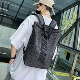 Watertight Couples Backpack Long School Bag Orange Kna