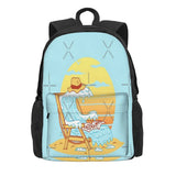 Wave On The Beach Travel Backpacks for Men and Women
