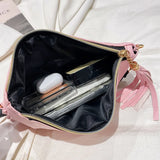 Wave Pattern Embroidery Bag Women's Fresh Sweet Messenger Shoulder Crossbody