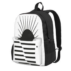 Waves 2 Backpacks Men's & Women's Bag with Zipper