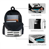Waves 2 Backpacks Men's & Women's Bag with Zipper