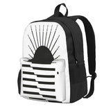 Waves 2 Backpacks Men's & Women's Bag with Zipper