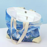 Weathering With You Canvas Shoulder Bag Girl Leisure Big Anime Handbag