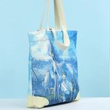 Weathering With You Canvas Shoulder Bag Girl Leisure Big Anime Handbag