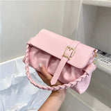 Cloud Handbag Armpit Bag Soft PU Leather One Shoulder Bag
