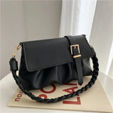 Cloud Handbag Armpit Bag Soft PU Leather One Shoulder Bag
