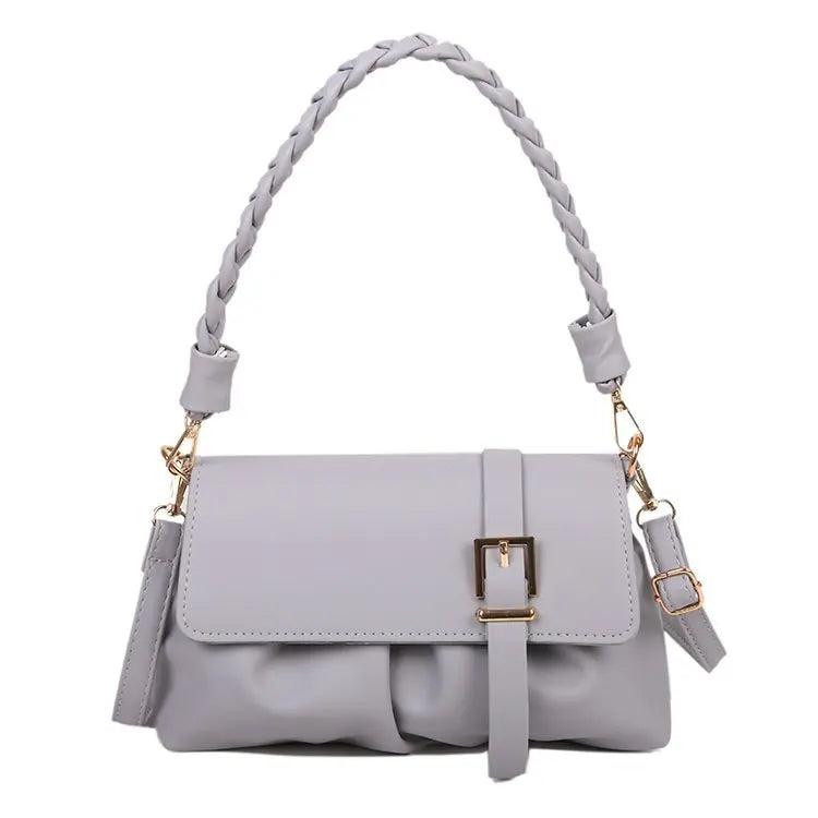 Cloud Handbag Armpit Bag Soft PU Leather One Shoulder Bag