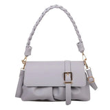 Cloud Handbag Armpit Bag Soft PU Leather One Shoulder Bag