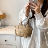 Women's Summer Bucket Tote Crossbody Bag Pu Leather Handbag
