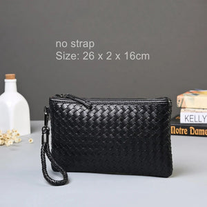 Vintage Leather Business Briefcase Shoulder Bag for Men