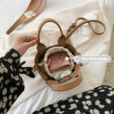 PU Leather Crossbody Bag for Women Solid Color Shoulder Bag Female Handbag