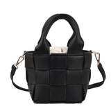 Weave Shoulder Crossbody Bags High Leather Handbags