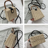 Summer Straw Weave Tote Bag for Women