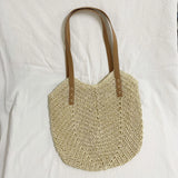 Bohemian Straw Shoulder Bag for Women Summer Beach Handbag