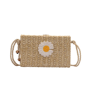 Winter Crossbody Bag Women Handbag Lock Shoulder Daisy