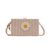 Winter Crossbody Bag Women Handbag Lock Shoulder Daisy