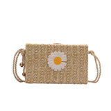 Winter Crossbody Bag Women Handbag Lock Shoulder Daisy
