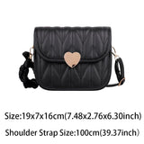 Women PU Leather Shoulder Bag Retro INS Female Handbags Lady White/Black/Khaki C
