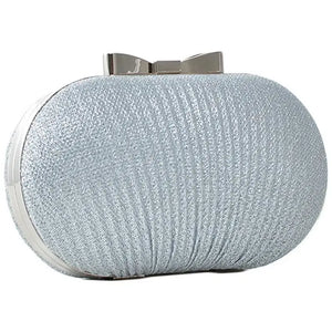 Bridal Beaded Evening Bag Rhinestones Clutch Egg Shape