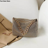 Wedding Rhinestone Shoulder Purse Party Handbags Women Totes Bag Ladies
