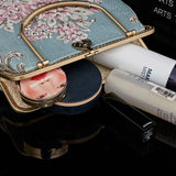 Metal Hand Bag Women's Shoulder Bag Crossbody Bag Chain Shell Lock Bags
