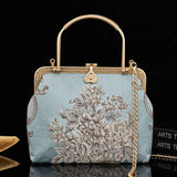 Metal Hand Bag Women's Shoulder Bag Crossbody Bag Chain Shell Lock Bags