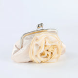 Vintage Flowers Lock Bag Chain Shoulder Crossbody Bags