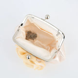 Vintage Flowers Lock Bag Chain Shoulder Crossbody Bags