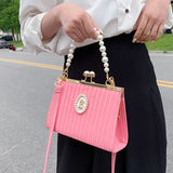 Pearl Wedding Evening Bag for Women Banquet Handbags Lady Crossbody Bags