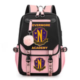 Wednesday Addams Backpack for Teen Girls - Laptop Rucksack