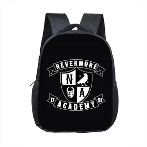 Wednesday Addams Backpack for Kids Nevermore Academy School Bags