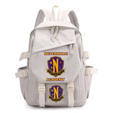 Wednesday Addams School Backpack Bag for Women Teenage Girl