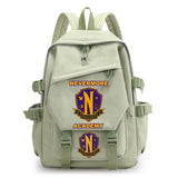 Wednesday Addams School Backpack Bag for Women Teenage Girl