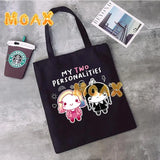 Wednesday Addams Shopping Bag Nevermore Academy Tote