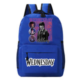 Wednesday Addams Canvas Schoolbags Harajuku Backpacks