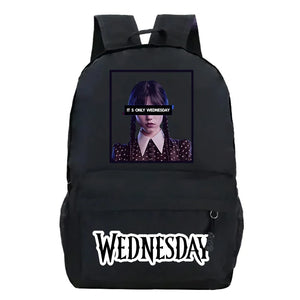 Wednesday Harajuku Student Schoolbags It's Wednesday Print