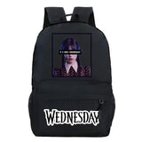Wednesday Harajuku Student Schoolbags It's Wednesday Print