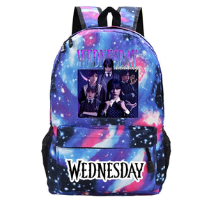 Wednesday Schoolbags Teenager School Bag Travel Backpacks Boys Girls High-capaci