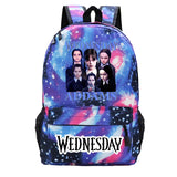 Wednesday Teenager Backpacks Schoolbag Addams Wednesday Backpacks