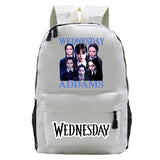 Wednesday Teenager Backpacks Schoolbag Addams Wednesday Backpacks