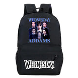 Wednesday Teenager Backpacks Schoolbag Addams Wednesday Backpacks