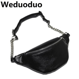 Weduoduo Waist Bag Women Waist Fanny Packs Belt Bag High PU Leather