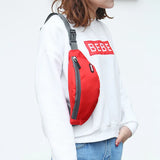 Colorful Waistbag Waterproof Zipper Pouch Unisex Fanny Pack