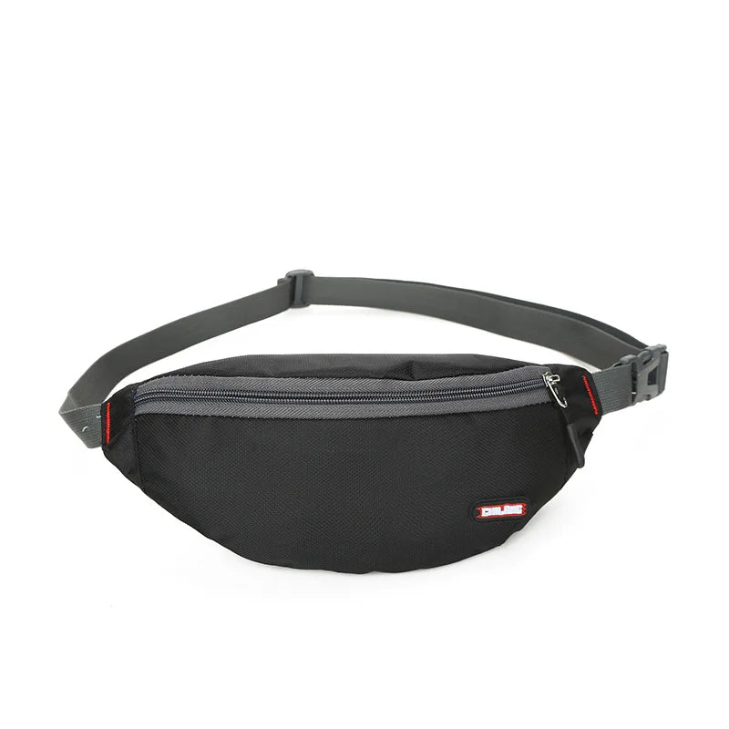 Colorful Waistbag Waterproof Zipper Pouch Unisex Fanny Pack