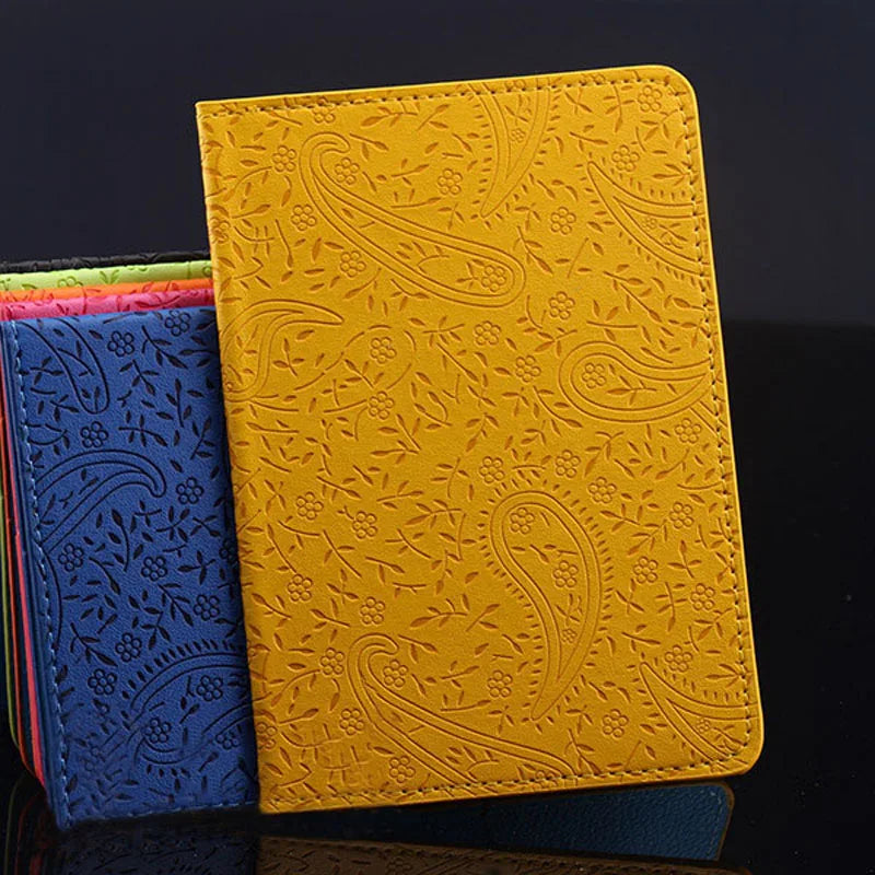 Weduoduo Go Abroad Passport Holders Soft Cover Cases Geometric