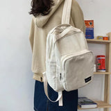 Wehyah Canvas Backpack Female Women School Backpack Purse for Women