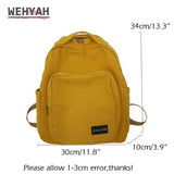 Wehyah Canvas Backpack Female Women School Backpack Purse for Women