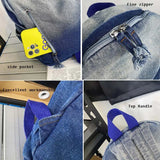 Wehyah Denim School Backpack for Girls Women's Bag Female Backpacks for Women Sc