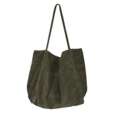 Thick Cordury Casual Tote Bag Handbags Velvet Oversize Clutch Purse Shoulder Bag