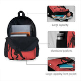 Werewolf Running From Ravens Backpacks Men's Backpacks Bags For Women Backpack B